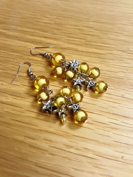 Star Drop Earrings