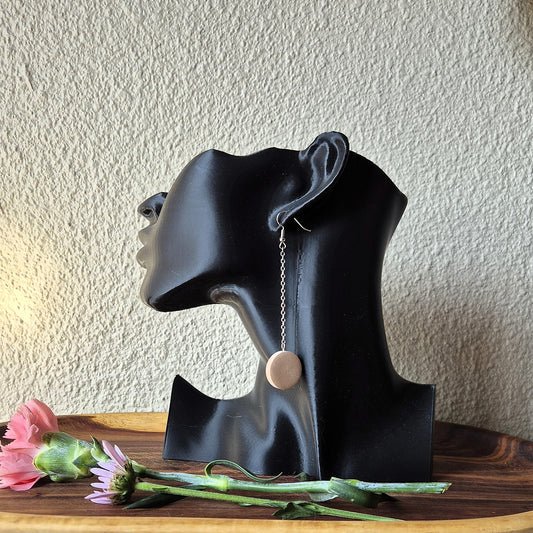 Wooden Drop Earrings