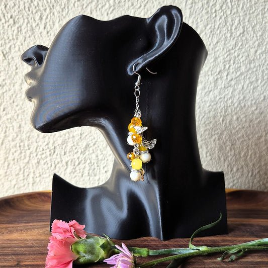 Three Butterflies in the Sun Earrings